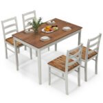 5P_Dining_Table_Set_with_Wooden_Large_Tabletop_Coffeenew-3