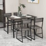 5_Piece_Dining_Table_Set_with_Storage_Rack_and_Metal_Frame_SpaceSaving_for_Kitchen_GR-1