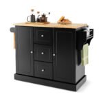 Mobile_Kitchen_Island_Cart_with_3_Deep_Drawers_and_2_Enclosed_Cabinets_Black-1