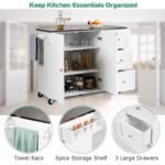 White_2-Door_Kitchen_Rolling_Storage_Island-1