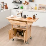 Wood_Drop_Leaf_Kitchen_Cart-3