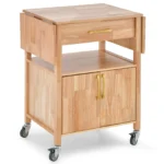 Wood_Drop_Leaf_Kitchen_Cart-3